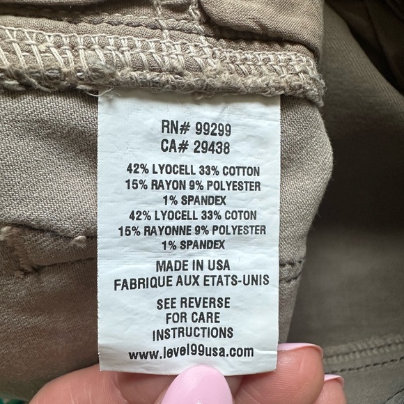 Anthropologie Level 99 “Janice Ultra Skinny” Grey Jeans Floral Lace Print - Picture 6 of 6